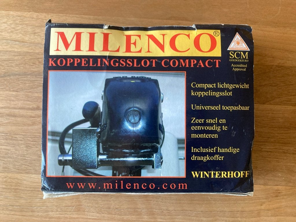Milenco disselslot voor Winterhoff koppeling, Ophalen of Verzenden, Zo goed als nieuw