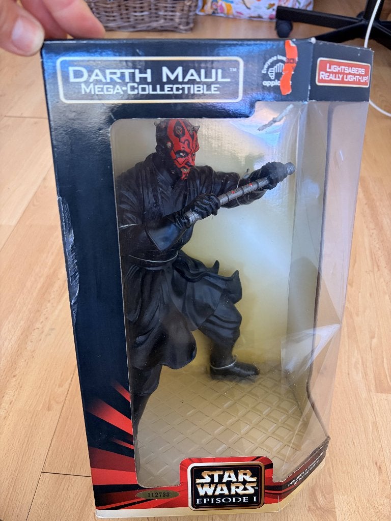 Star Wars Darth Maul Mega-Collectible - Nieuw in doos, Ophalen of Verzenden, Nieuw, Actiefiguurtje