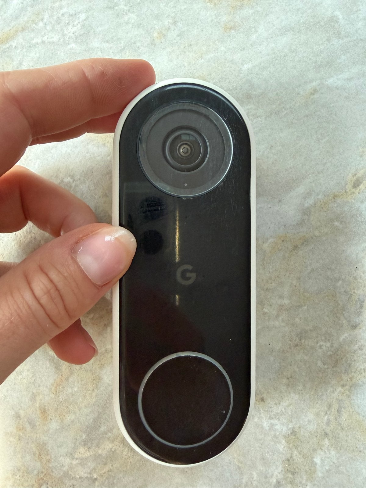 Google Nest Doorbell (Bedraad) - Slimme Video Deurbel, Ophalen, Bewegingsdetectiesensor, Gebruikt, Bedraad