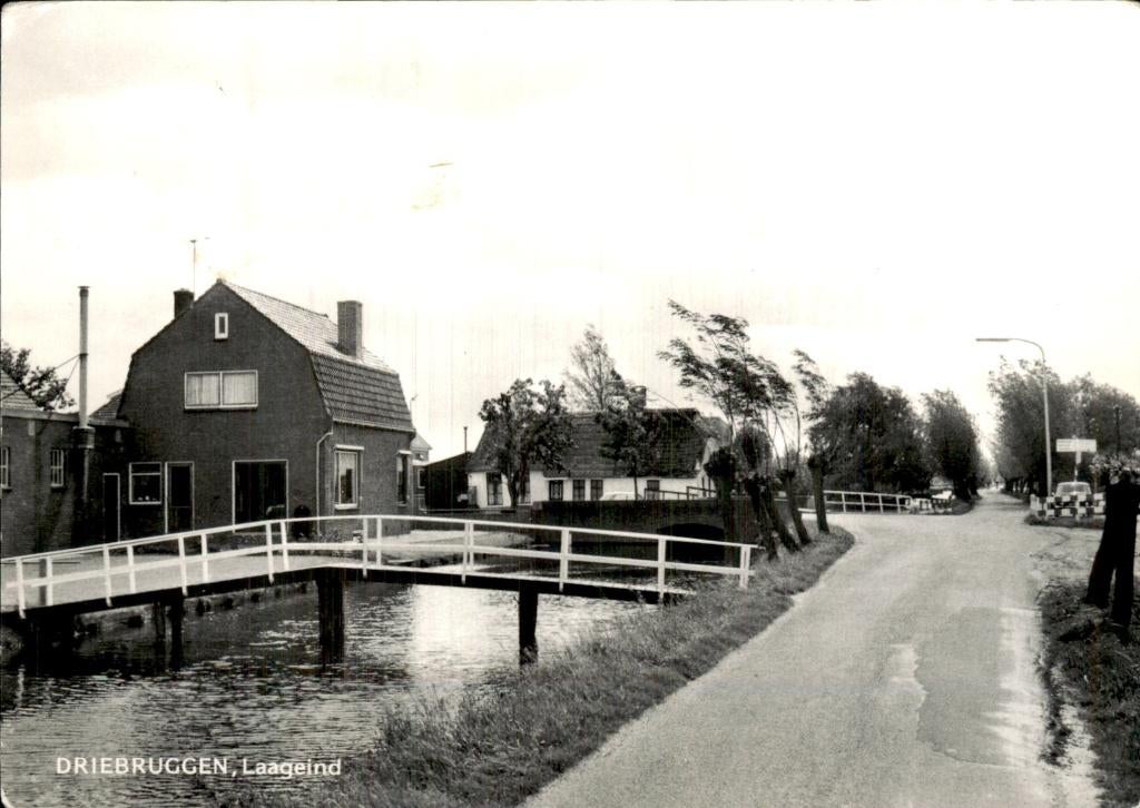 Driebruggen - Laageind - Brug, Ophalen of Verzenden, 1960 tot 1980, Gelopen, Utrecht