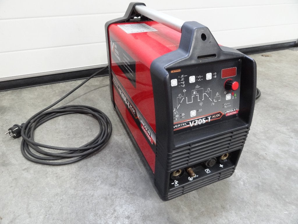 Tig lasapparaat Lincoln Invertec V 205-T AC/DC Puls 230 Volt, Doe-het-zelf en Verbouw, Ophalen of Verzenden, Zo goed als nieuw