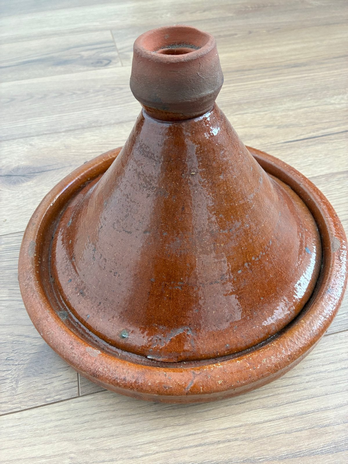 Mooie Tajine - Aardewerk, Ophalen, Gebruikt, Met deksel, Tajine