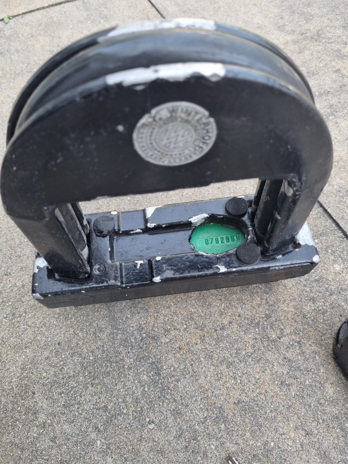 Disselslot voor aanhanger of caravan, Ophalen, Gebruikt