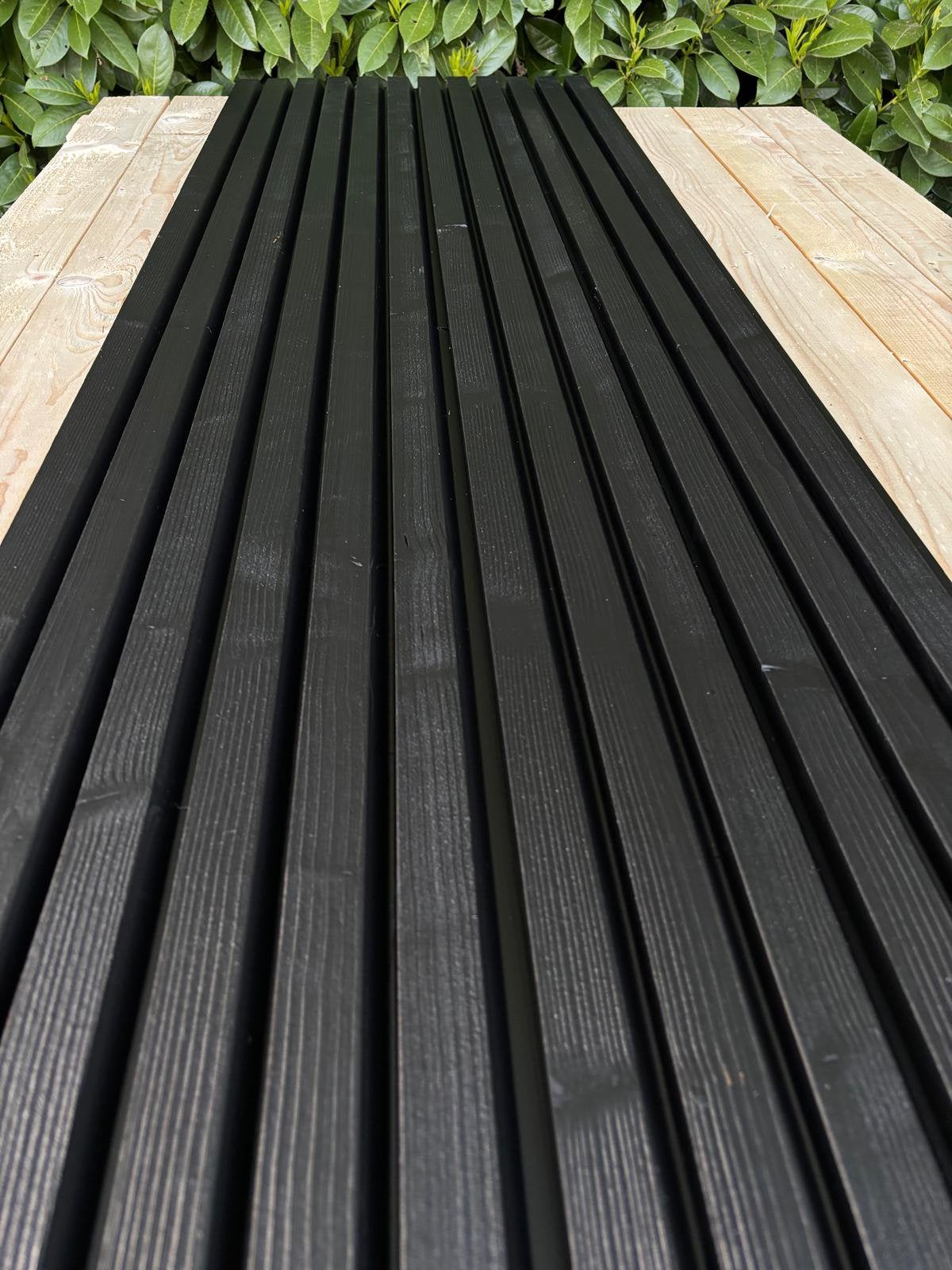Gevelplanken - houten planken zwart - gevelbekledin, Doe-het-zelf en Verbouw, 25 tot 50 mm, Nieuw, Ophalen of Verzenden, Plank