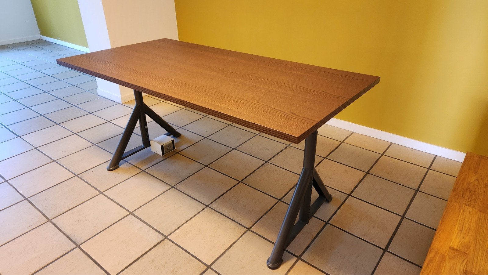 Bureau Ikea Idasen 160 x 80 cm, Ophalen, 160 cm, Zo goed als nieuw, IKEA