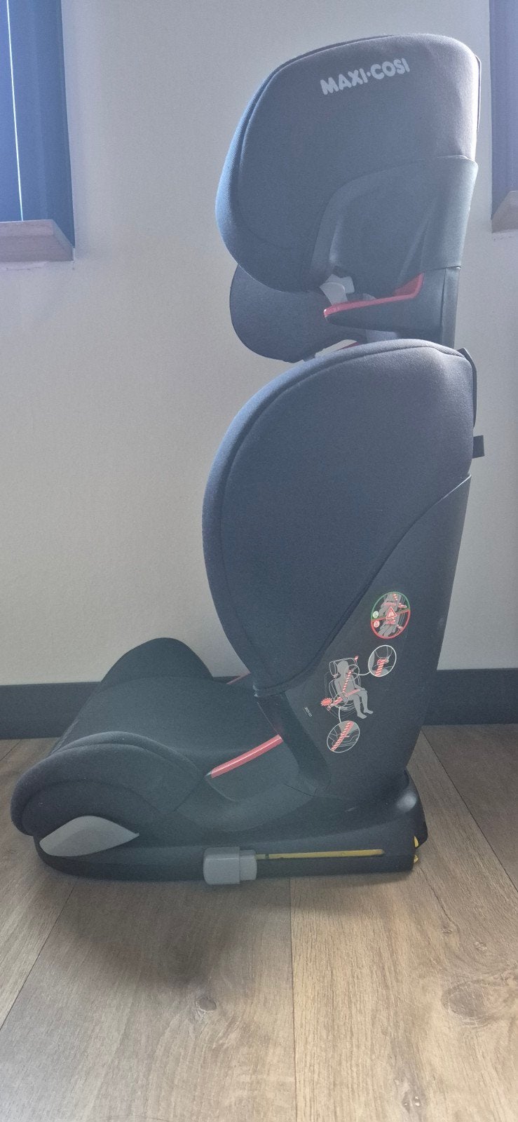 Maxi-Cosi RodiFix Pro i-Size autostoel, Ophalen, Gebruikt, 15 t/m 36 kg, Verstelbare rugleuning
