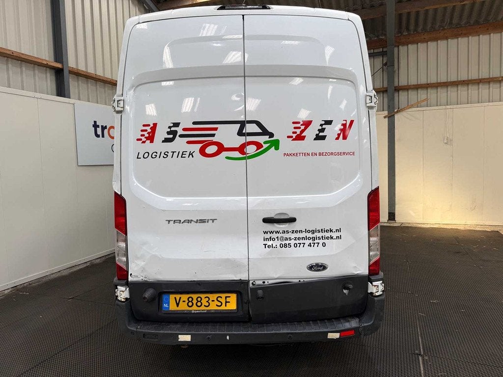 Ford - Transit - 350 2.0 TDCI L4H3 Tr - Bedrijfswagen, Auto's, Achterwielaandrijving, Euro 6, 4 cilinders, Wit