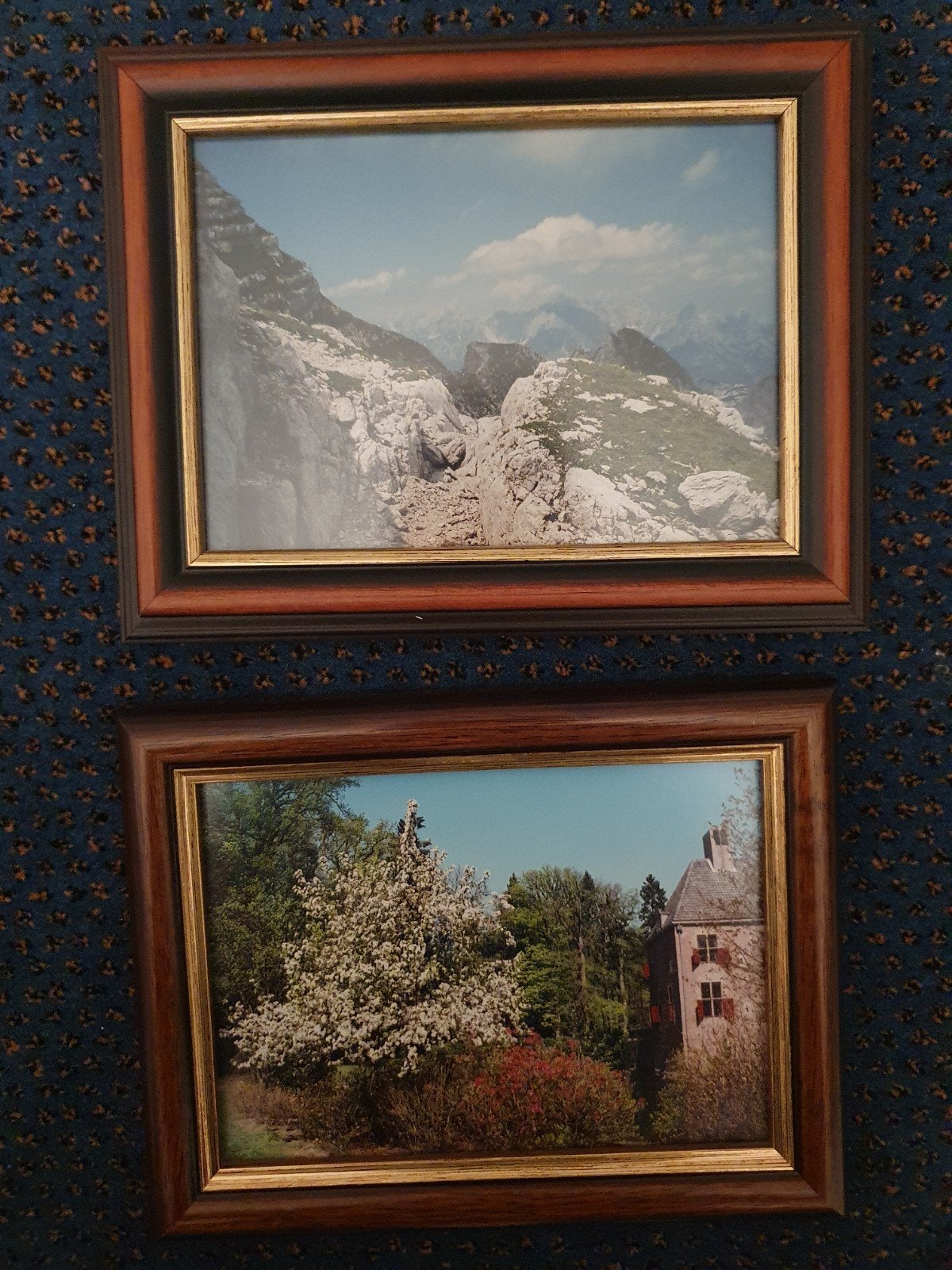 Vintage Houten Fotolijsten 4 Stuks  in Topstaat, Hout, Ophalen of Verzenden, Wissellijst, Bruin