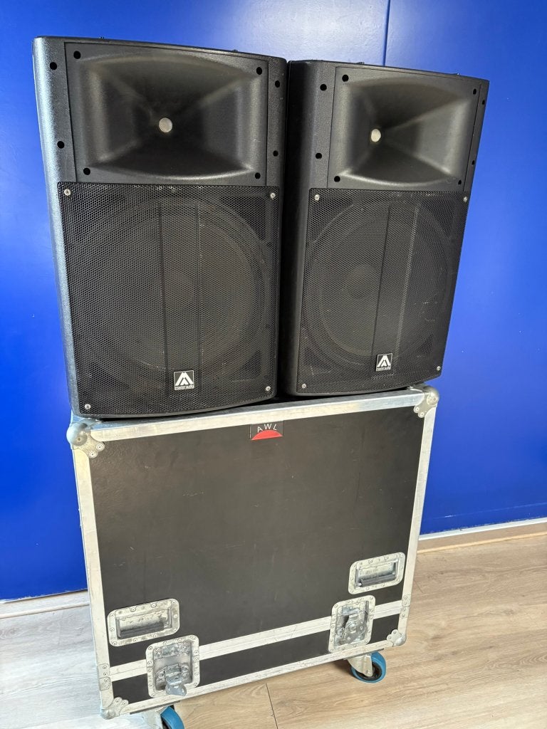 Master audio M-15 PA actieve speakers, Muziek en Instrumenten, Ophalen, Gebruikt, Minder dan 500 watt, P.A.