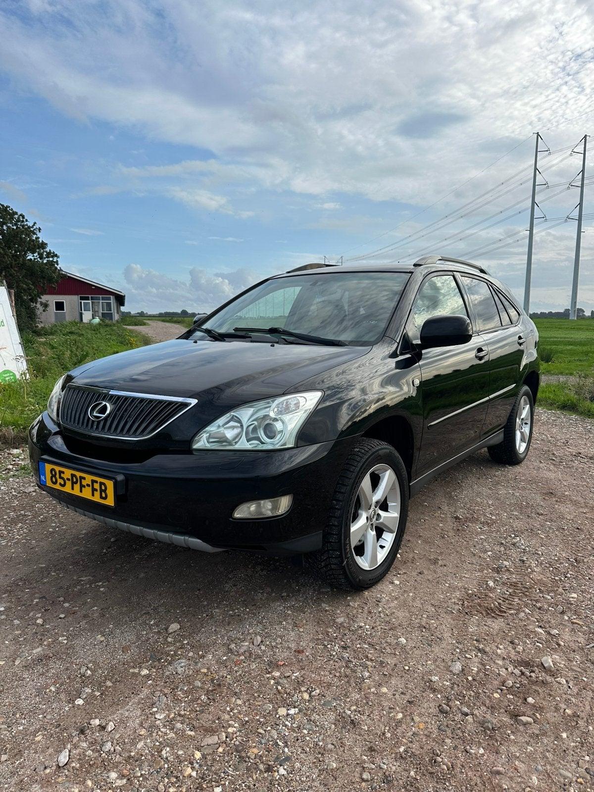 Lexus RX(-H) 300 3.0 V6 AUT 2004 Zwart, Auto's, Lexus, Automaat, Zwart, 2995 cc, Zwart