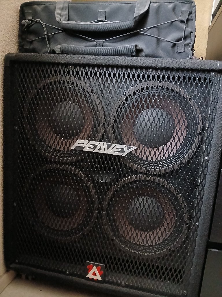 Peavy 4x10 TXF Bass cabinet met Hartke Ha 2500 top, Muziek en Instrumenten, Ophalen, Zo goed als nieuw, Basgitaar, 100 watt of meer