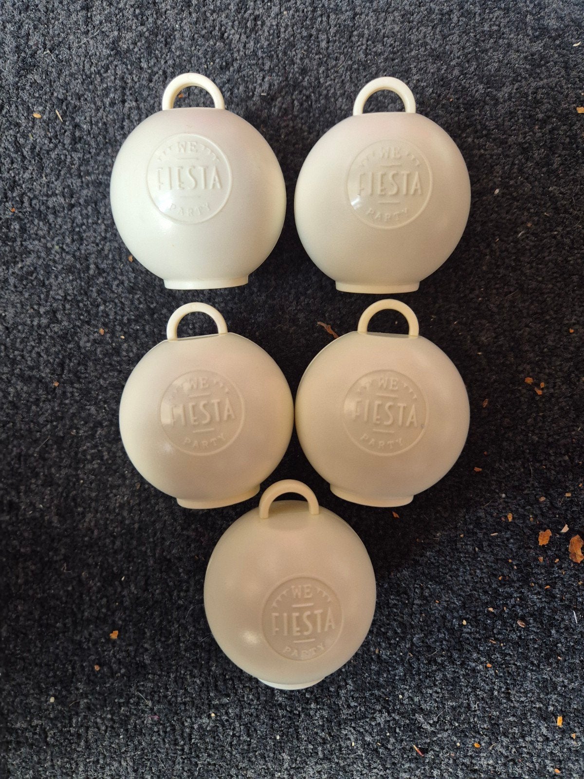 Gewichten voor helium ballonnen - set van 5, Ophalen of Verzenden