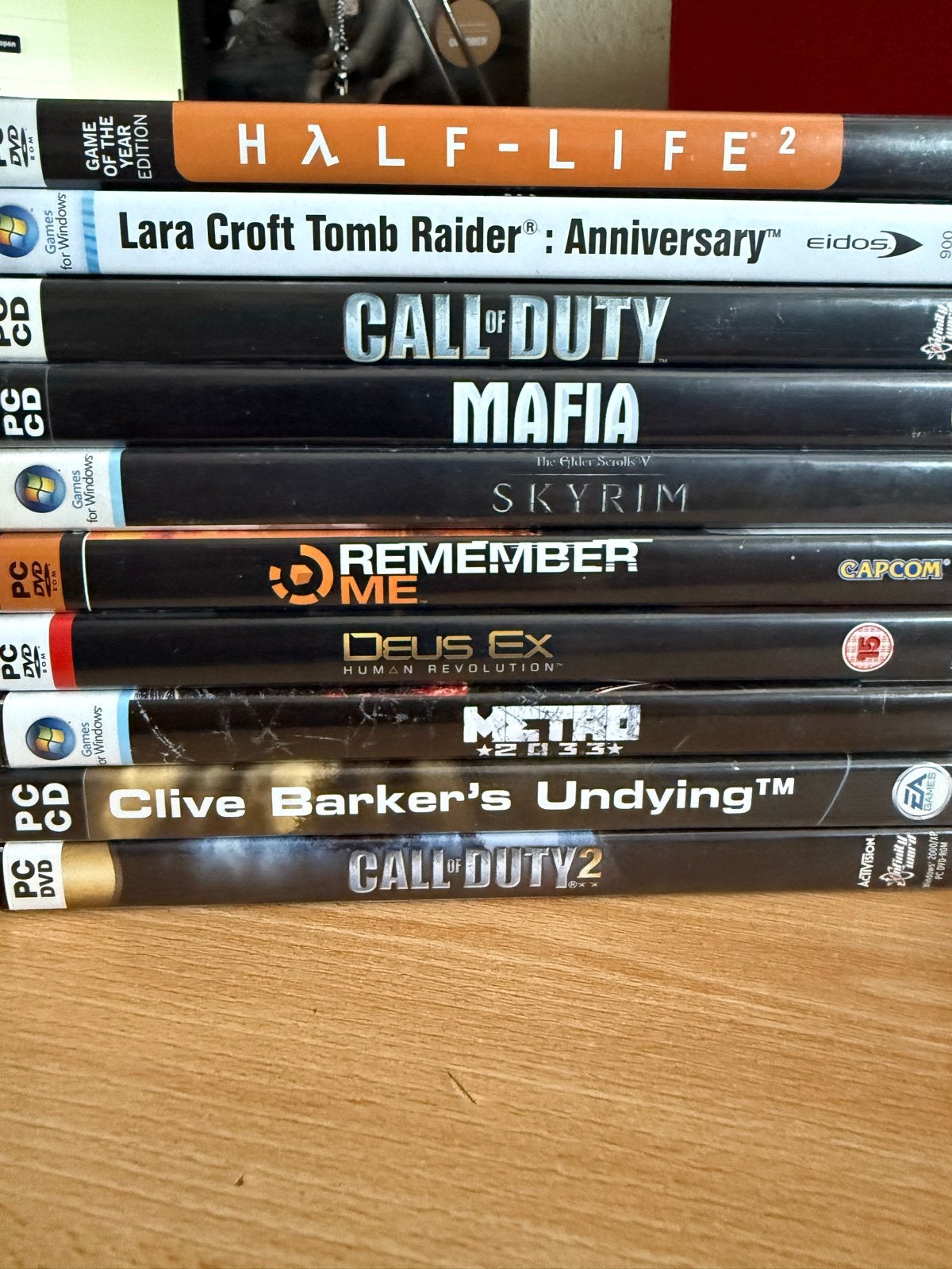 PC Games Collectie: Half-Life 2, Tomb Raider, Call of Duty, Spelcomputers en Games, Games | Pc, Gebruikt, Shooter, 1 speler, Eén computer
