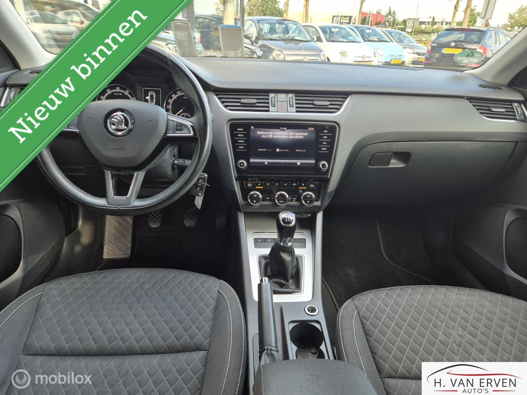 Skoda Octavia Combi 1.4 1E EIGENAAR APPLE CARPLAY 17" LED, Auto's, Voorwielaandrijving, Euro 6, 4 cilinders, 150 pk