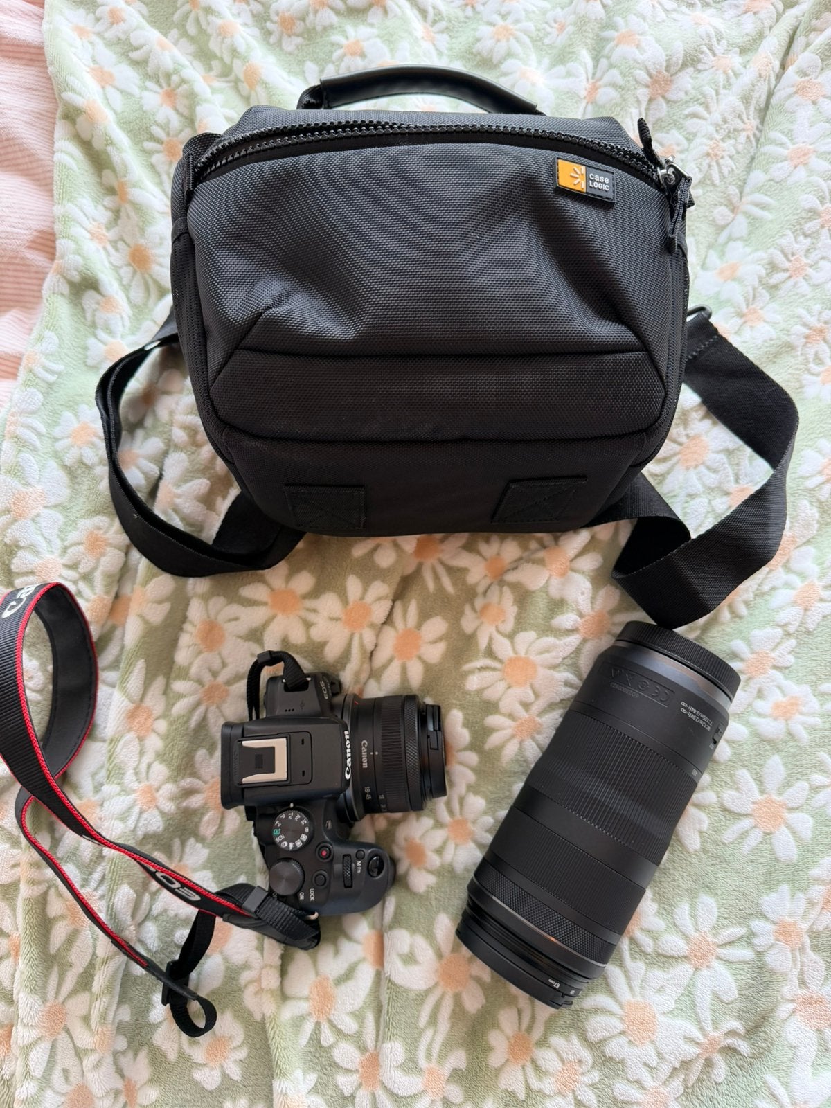 CANON EOS R10 + RF-S 18-45 & RF 100-400mm, Audio, Tv en Foto, Ophalen of Verzenden, Zo goed als nieuw, Canon
