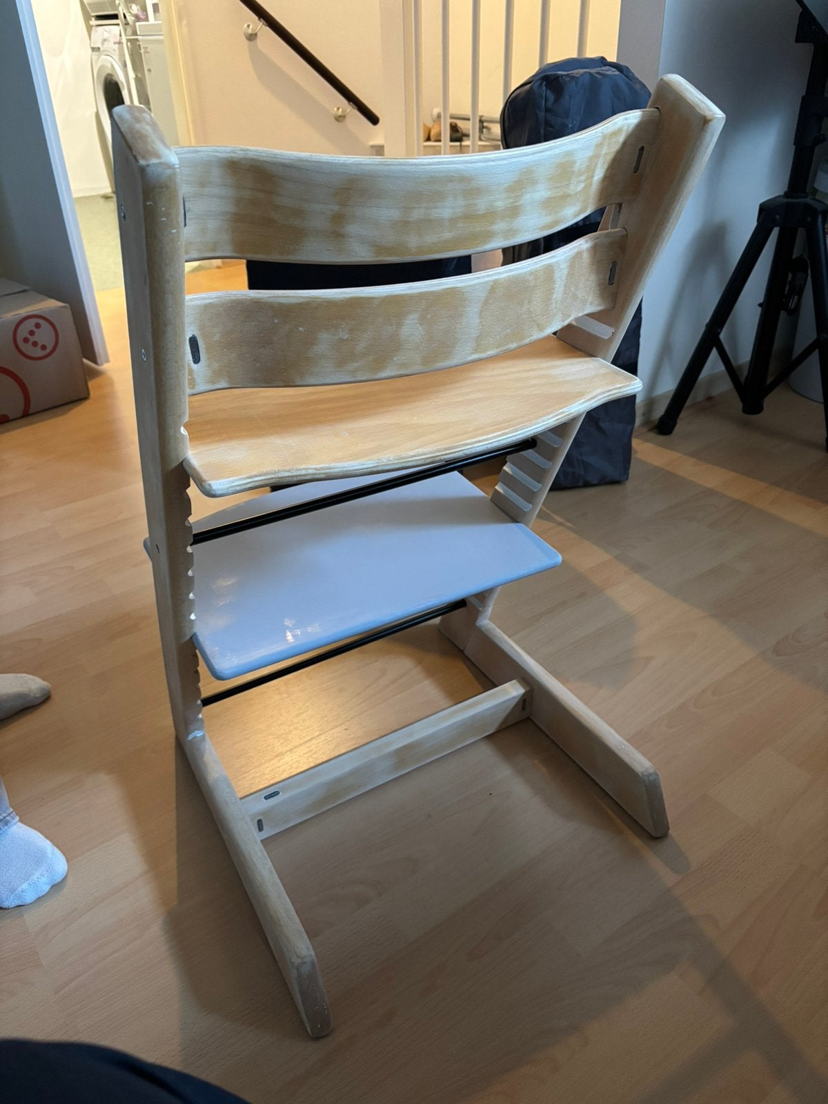 Stokke Tripp Trapp – oud model – geschuurd, Kinderen en Baby's, Ophalen, Gebruikt, Meegroeistoel