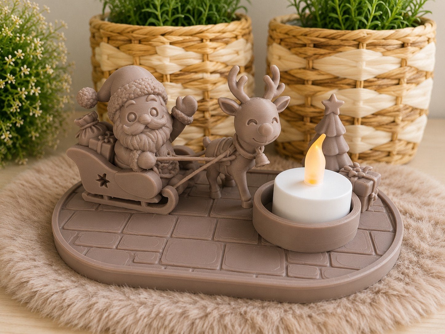 Leuke 3D geprinte decoraties voor elk seizoen, Meerkleurig, Overige stijlen, Nieuw, Kunststof