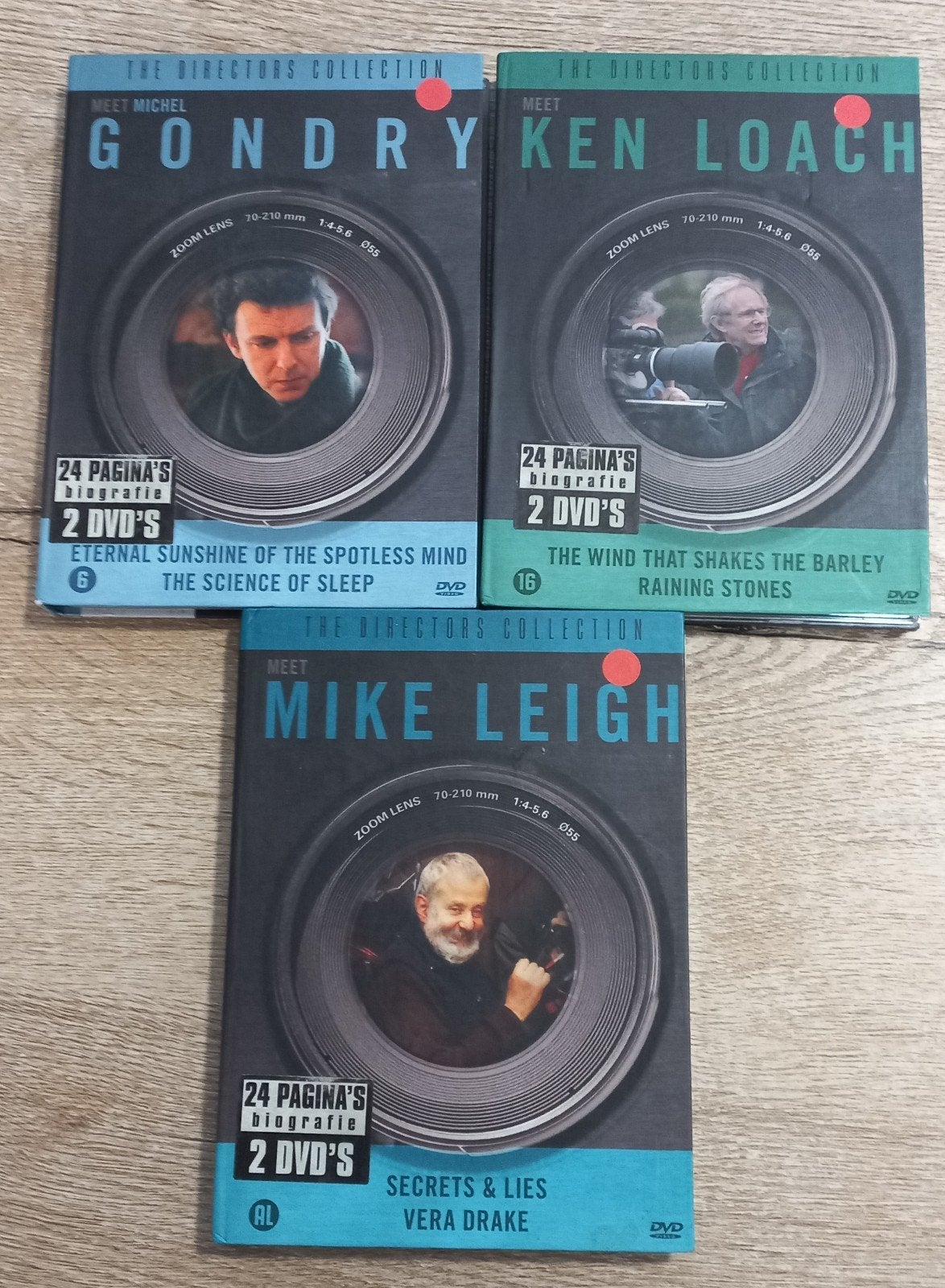 The Directors Collection: Gondry, Loach, Leigh (3x2 DVD), Inclusief boekje, Engels, Vanaf 16 jaar, Nederlands