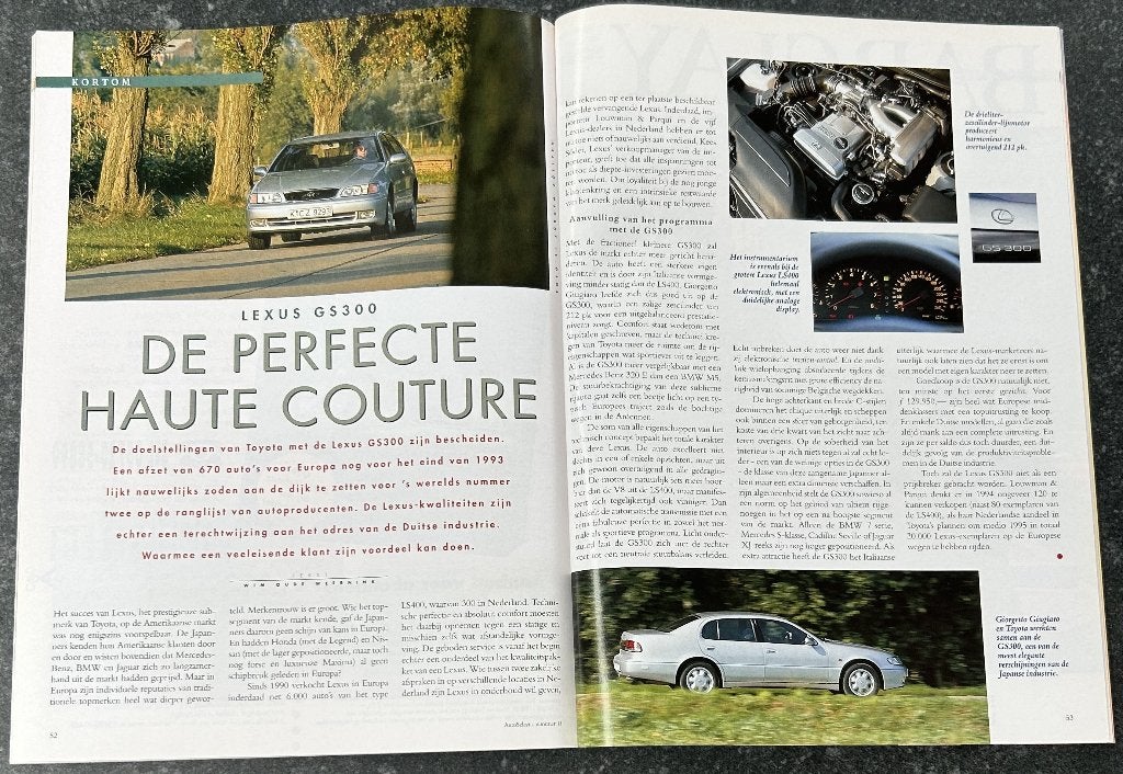 Lexus GS300 in Autoselect 1993, Ophalen of Verzenden, Gelezen, Overige merken