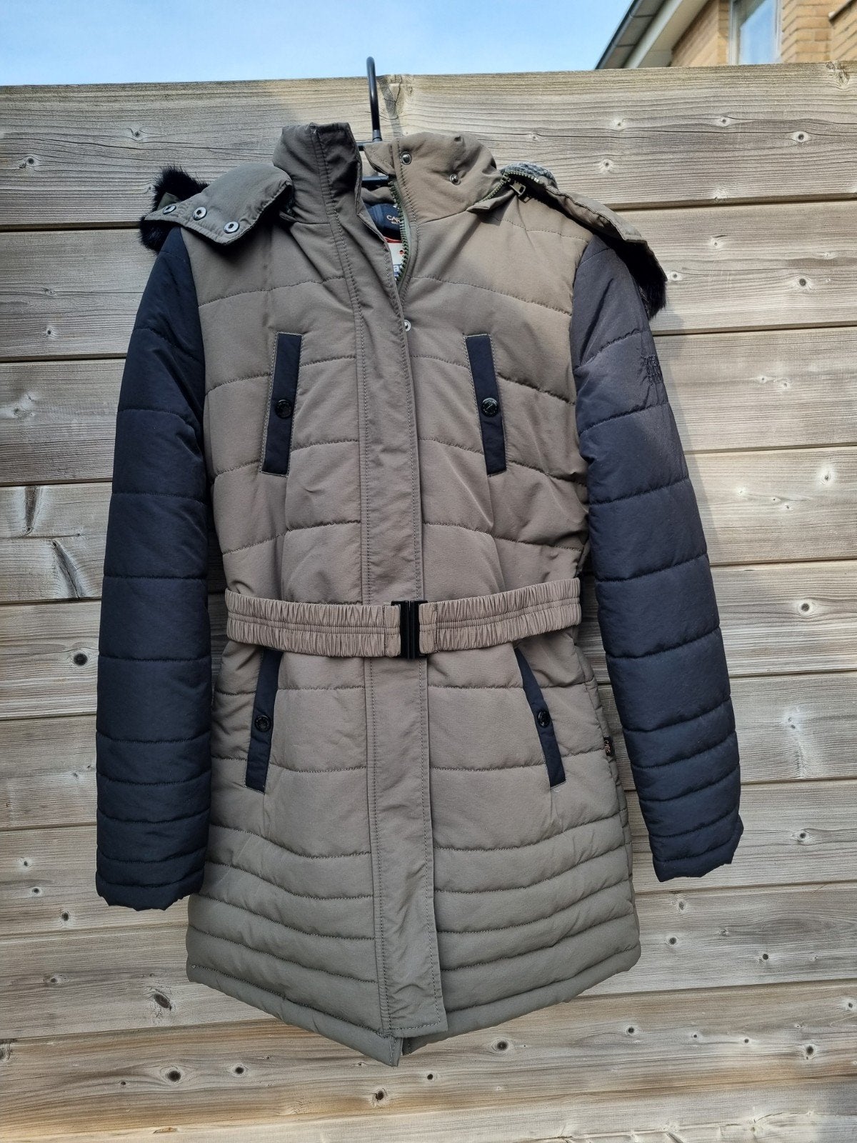 Cars Jeans winterjas maat M met afneembare capuchon, Maat 38/40 (M), Nieuw, Ophalen of Verzenden, Grijs