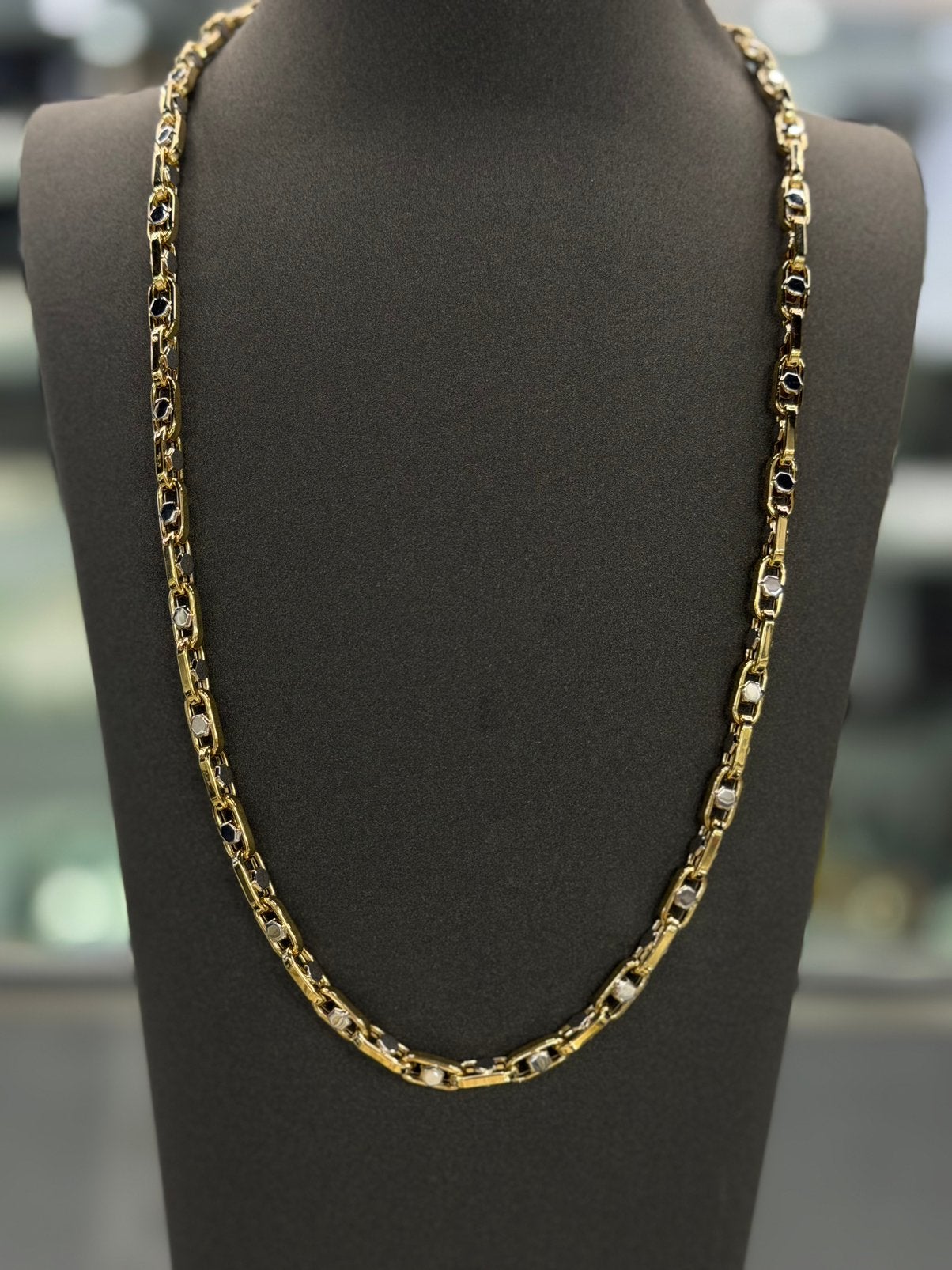 18 Karaat Goud - Ketting - Armband - Set - Nieuw - 29.03Gr, Ophalen of Verzenden, Nieuw, Goud