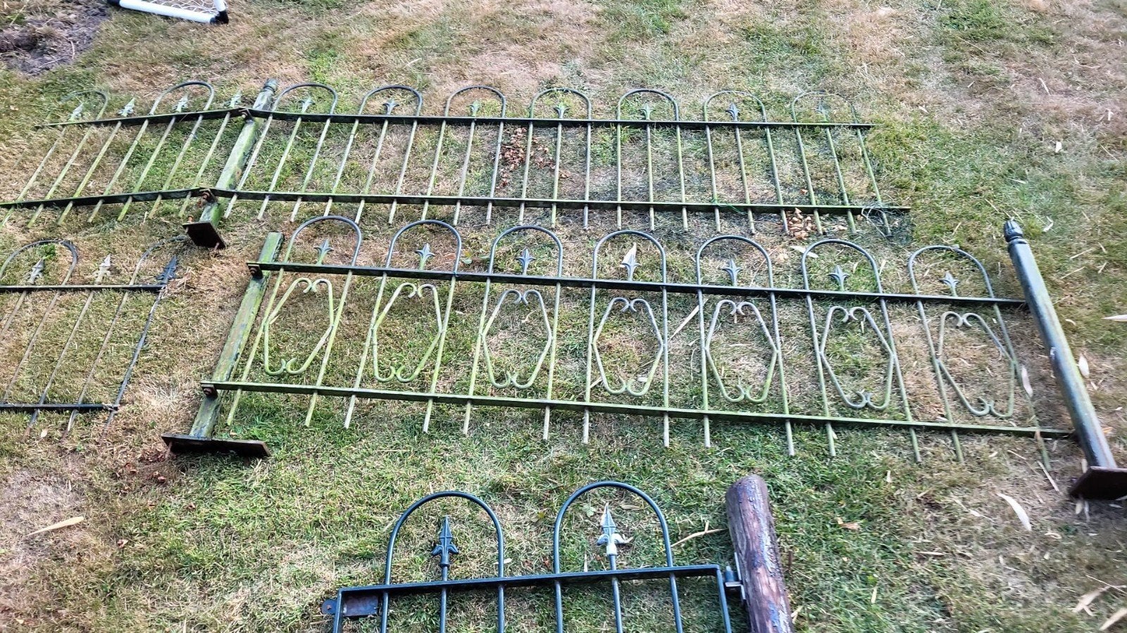 ijzeren sierhekwerk met poort, Ophalen, Met poort, Gebruikt, Sierhekwerk