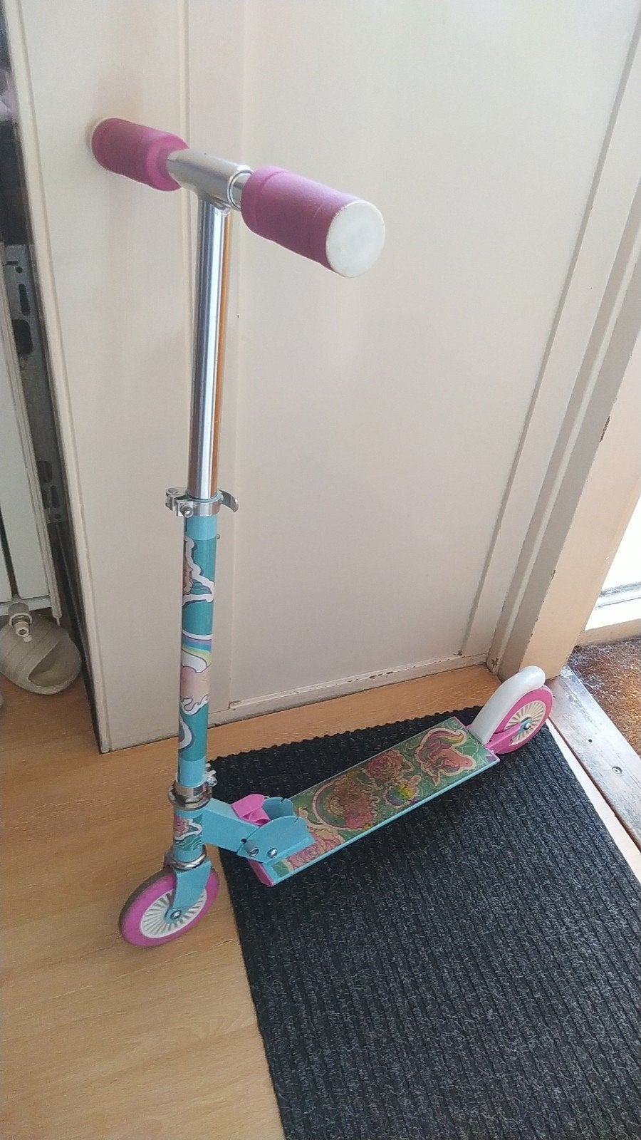 kinderstep met vrolijk design, Fietsen en Brommers, Ophalen, Gebruikt, Gewone step