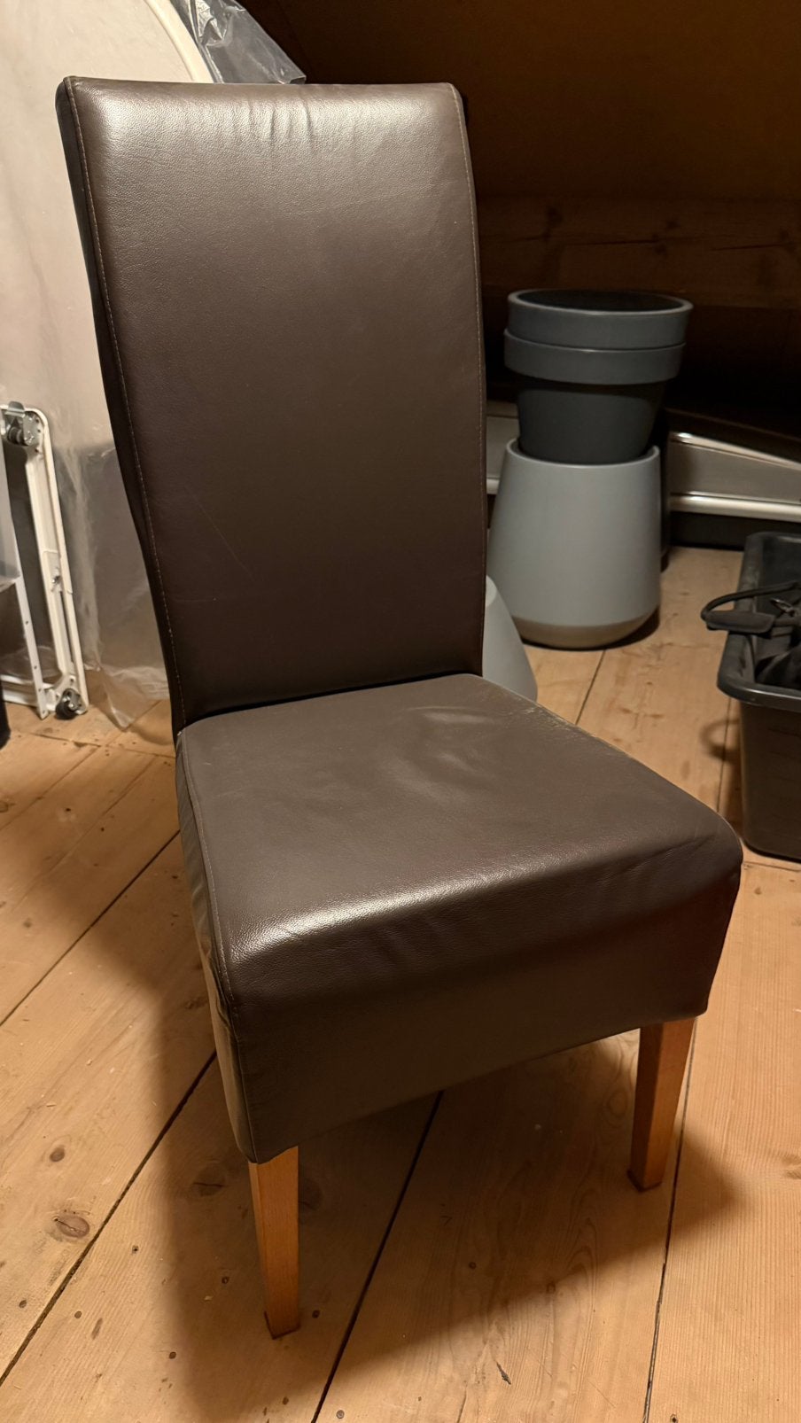 Eettafelstoelen, Ophalen, Gebruikt, Bruin