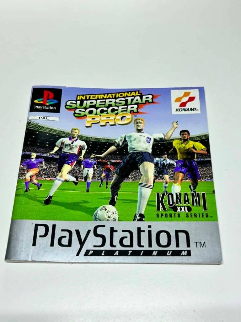 ISS Pro Boekje PlayStation 1 Ps1, Spelcomputers en Games, Games | Sony PlayStation 1, 1 speler, Ophalen of Verzenden, Zo goed als nieuw