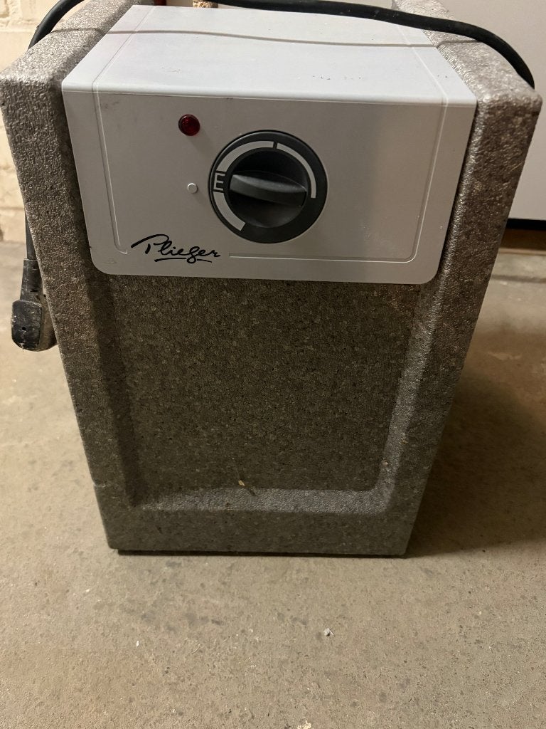 Plieger 10l boiler, Ophalen, Gebruikt, Boiler, Minder dan 3 jaar oud