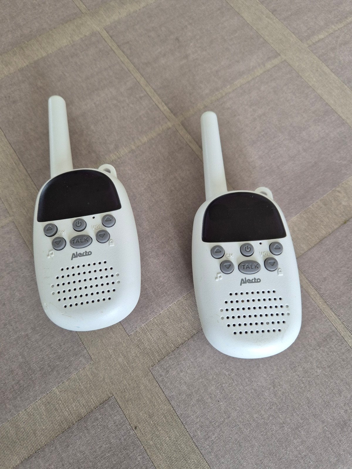 Alecto Babyfoon Walkie Talkie Set - Gebruikt, Ophalen of Verzenden, Gebruikt, 100 tot 250 meter, Terugspreekfunctie