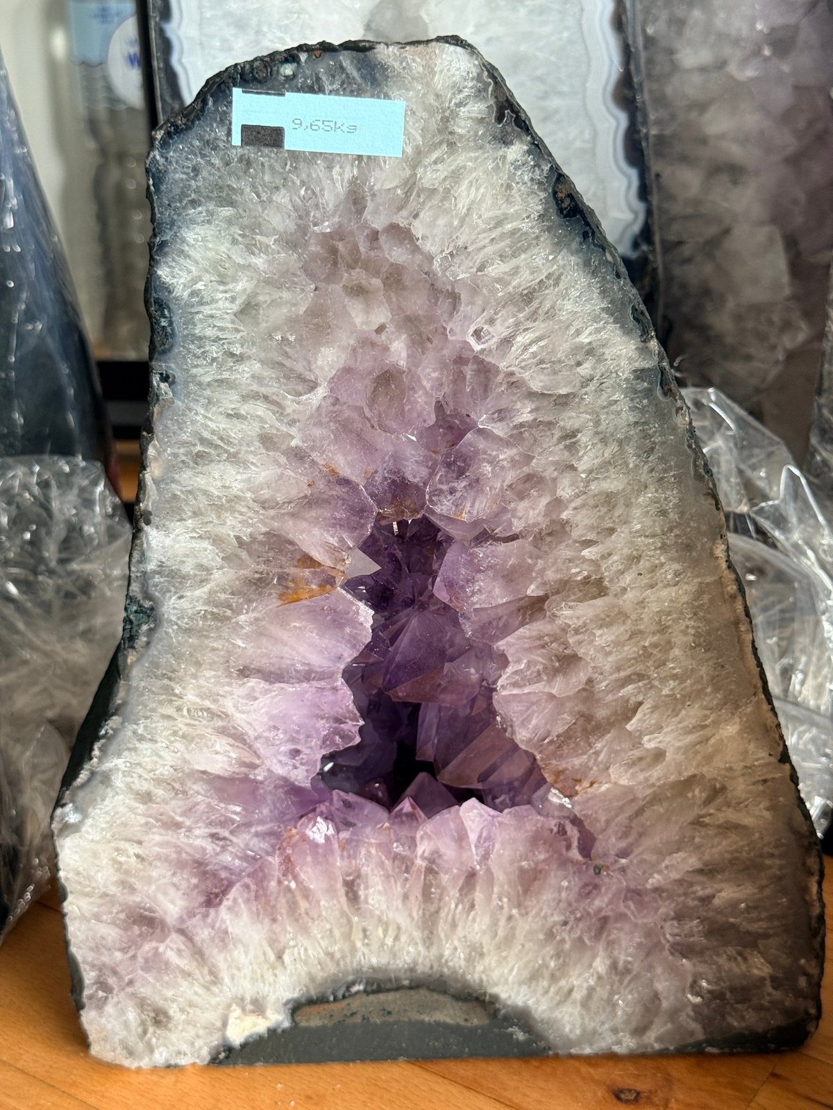 Amethist geode, Verzamelen, Mineralen en Fossielen, Ophalen of Verzenden