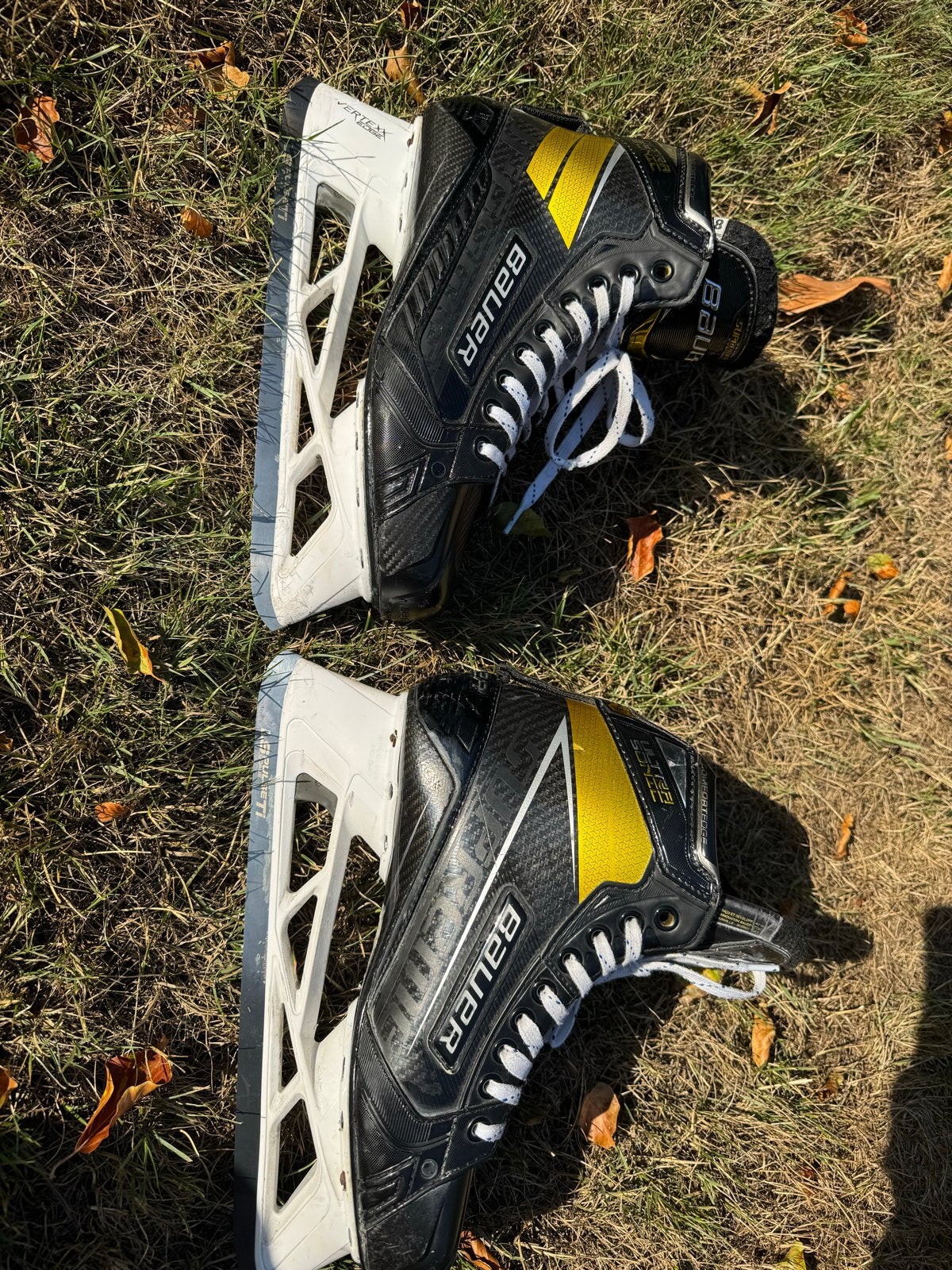 Bauer Ultra Sonic Supreme Goalie Schaatsen Maat 8.5, Sport en Fitness, Ophalen, Gebruikt, IJshockeyschaatsen, Bauer