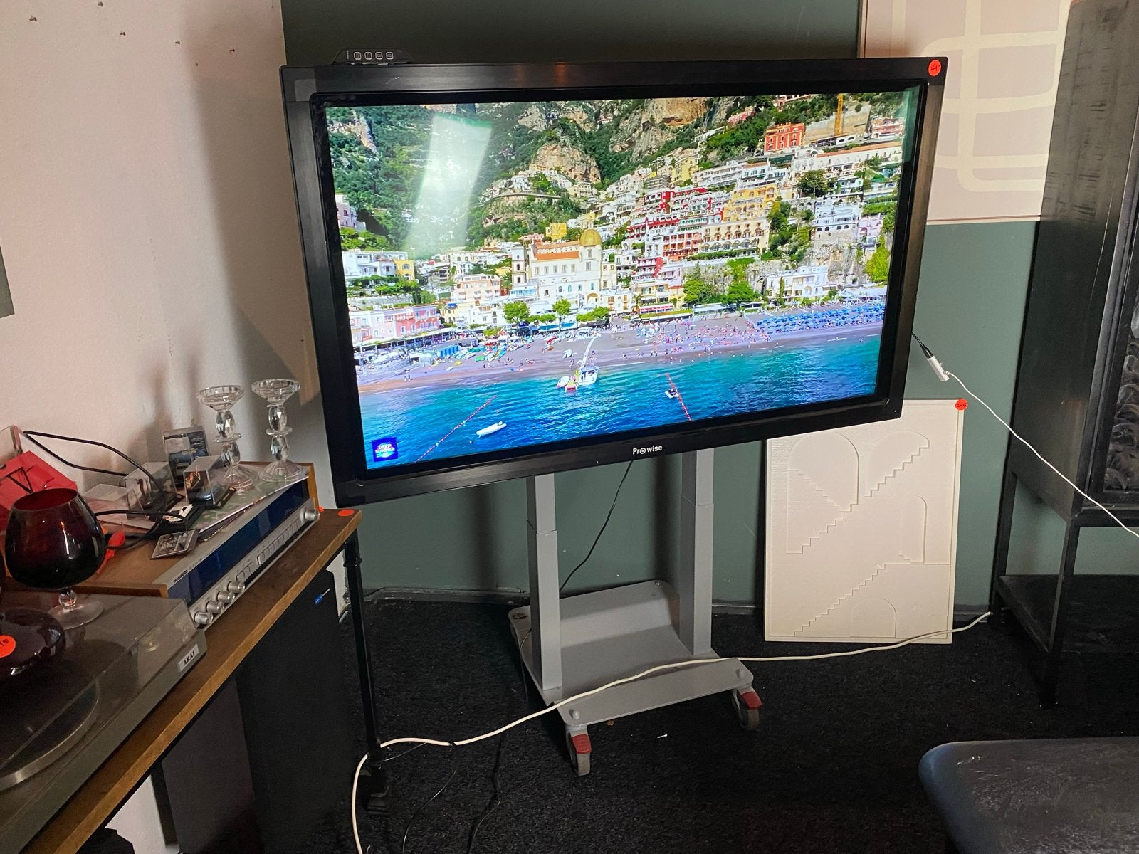 65 inch Prowise TV op verrijdbare standaard touchscreen, 50 Hz, 100 cm of meer, Full HD (1080p), Ophalen