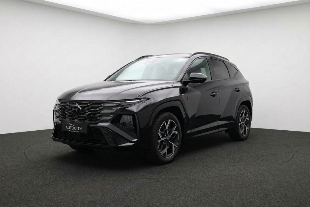 Hyundai Tucson 1.6 T-GDI N Line Sky 4WD 285pk l Pano l Camer, Auto's, Hyundai, Automaat, Gebruikt, 285 pk, Zwart