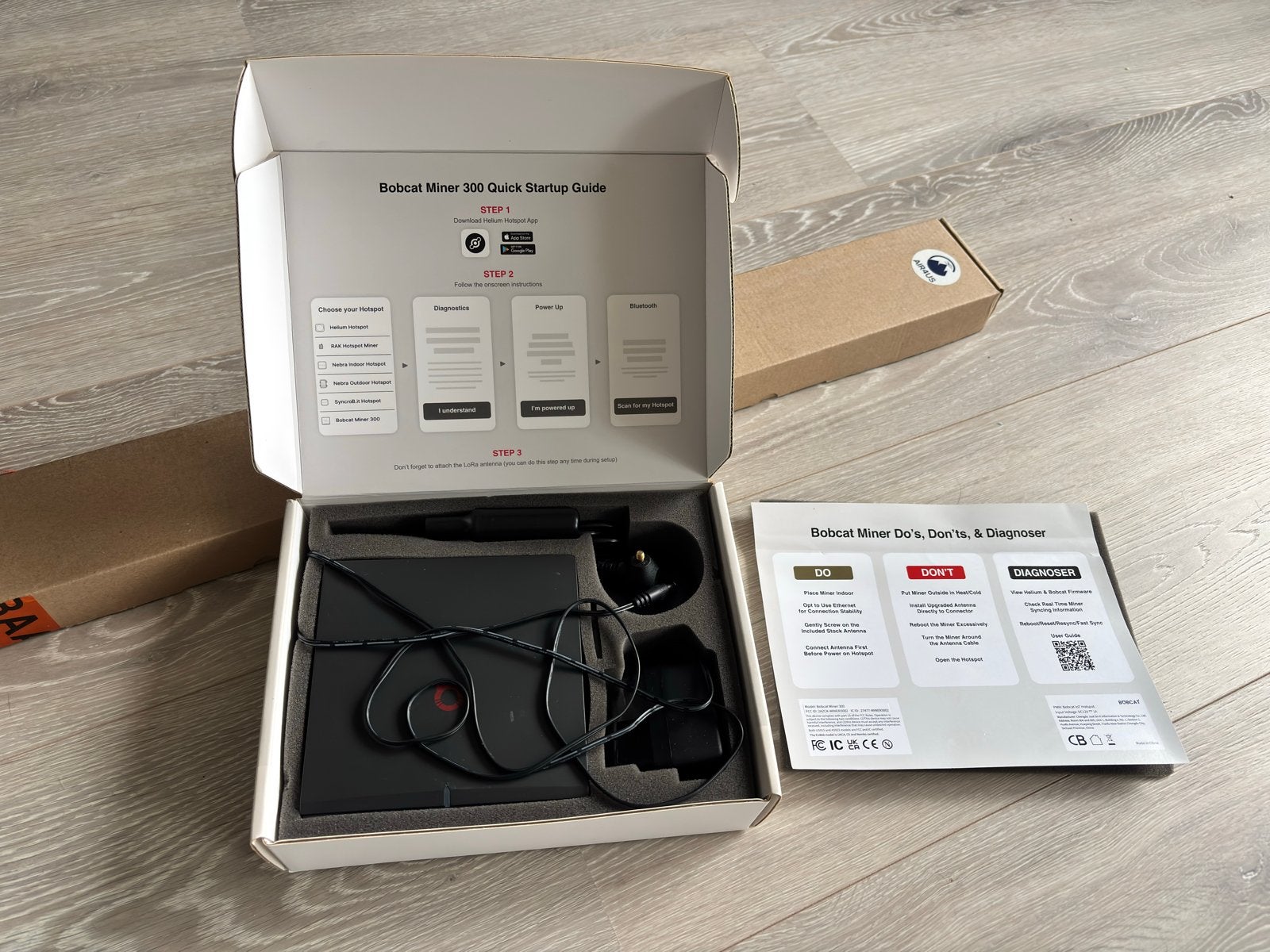 Bobcat Miner 300 - Nieuw in doos inclusief 1m Air4Us, Computers en Software, Ophalen of Verzenden, Nieuw
