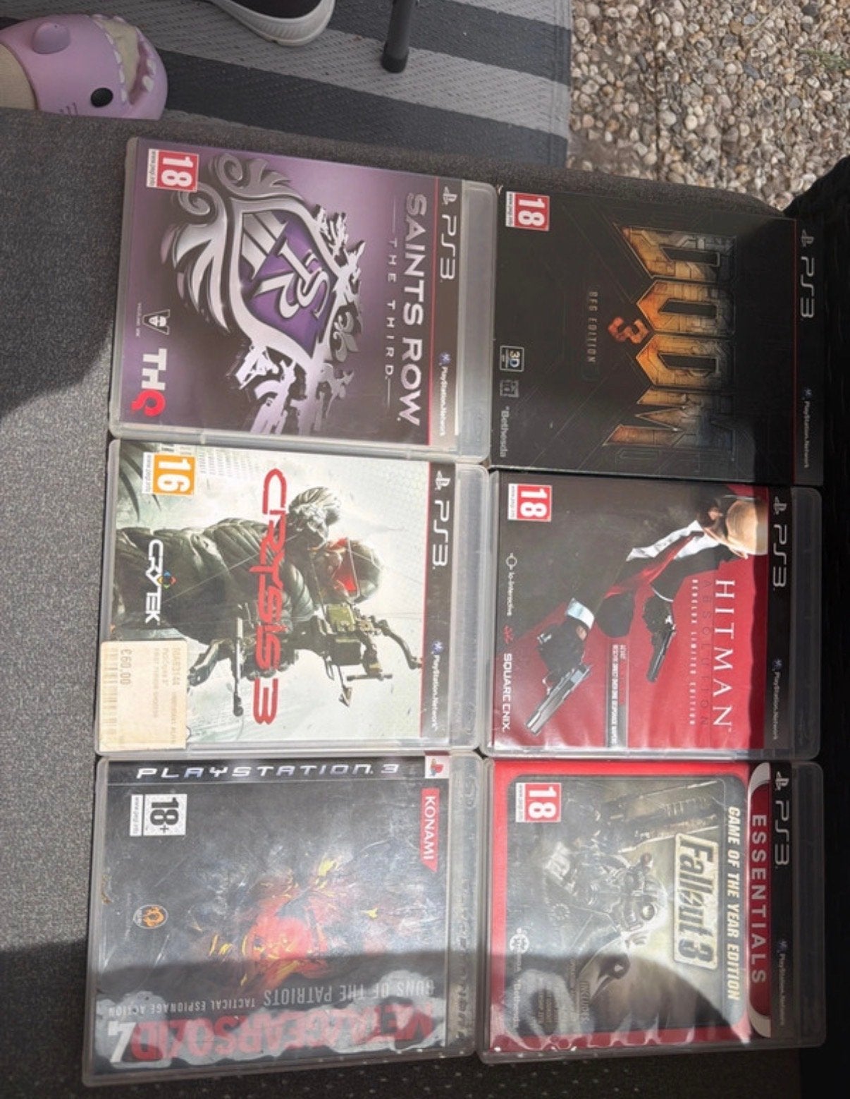 PS3 Games Bundel: Saints Row, Doom 3, Crysis 3, Hitman, Fall, Spelcomputers en Games, Gebruikt, Vanaf 18 jaar, 1 speler, Ophalen