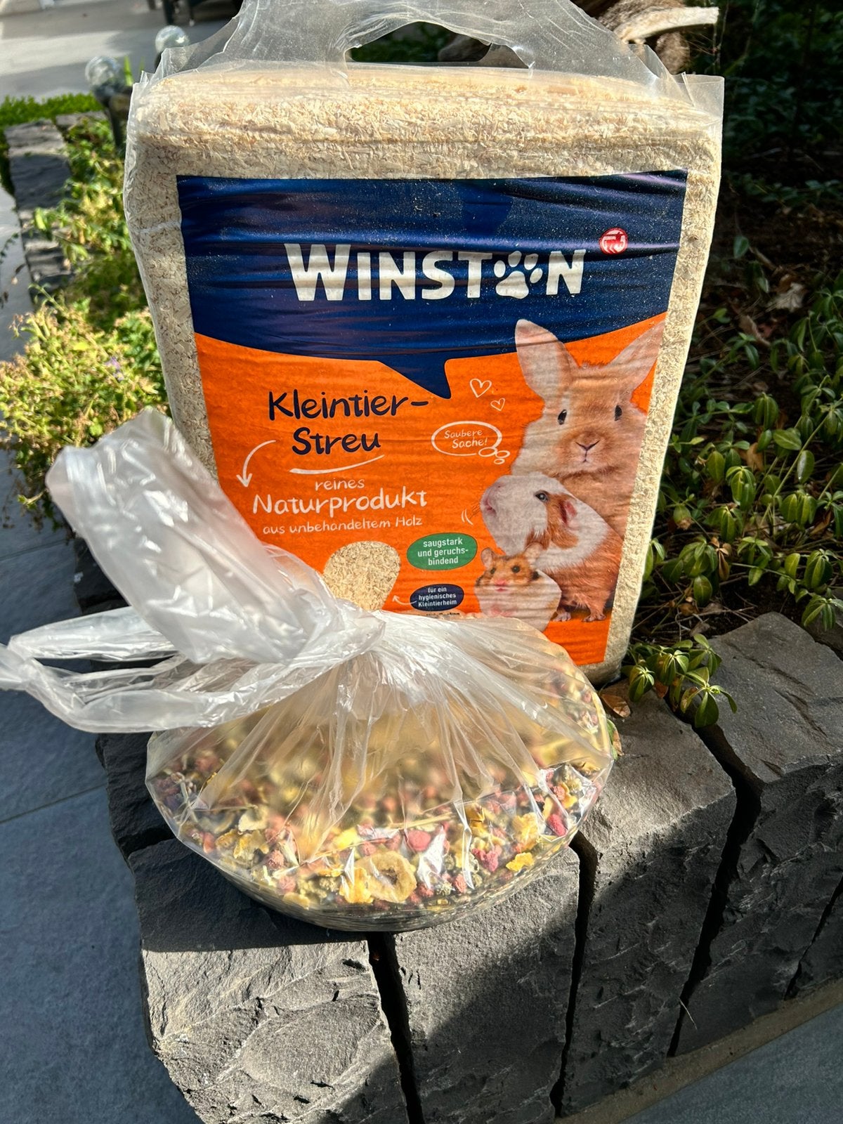 Cavia voer 2kg en hout bodembedekking, Dieren en Toebehoren, Ophalen, Knaagdier of Konijn