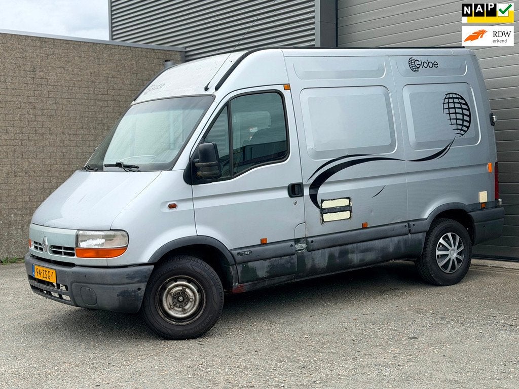 Renault MASTER 3.3, Auto's, Bestelauto's, Bedrijf, Te koop, Renault, Diesel, Euro 3, Handgeschakeld, Origineel Nederlands, Zilver of Grijs