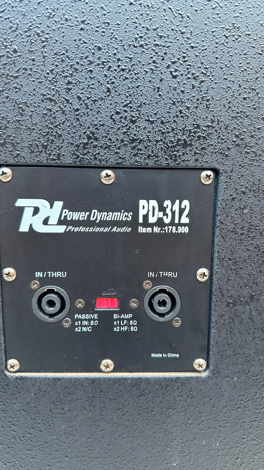Power Dynamics PD-312 Professionele Audio Speaker, Audio, Tv en Foto, Luidsprekers, Vloerstaande luidspreker, Gebruikt, Ophalen
