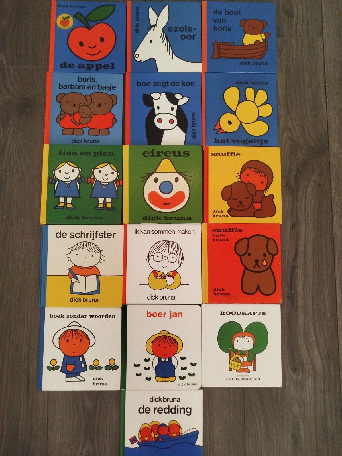 DICK BRUNA KLEINE BOEKJES  18 STUKS  4 VOOR €10, Gelezen, Non-fictie, Ophalen of Verzenden, DICK BRUNA