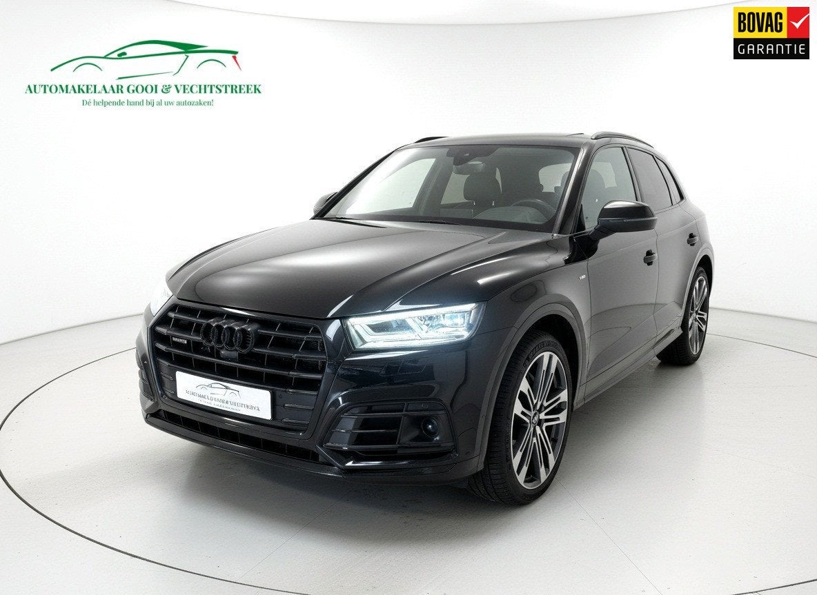 Audi Q5 55 TFSI e quattro Competition - S-line - Panorama -, Auto's, Automaat, Zwart, Bedrijf, Hybride Elektrisch/Benzine
