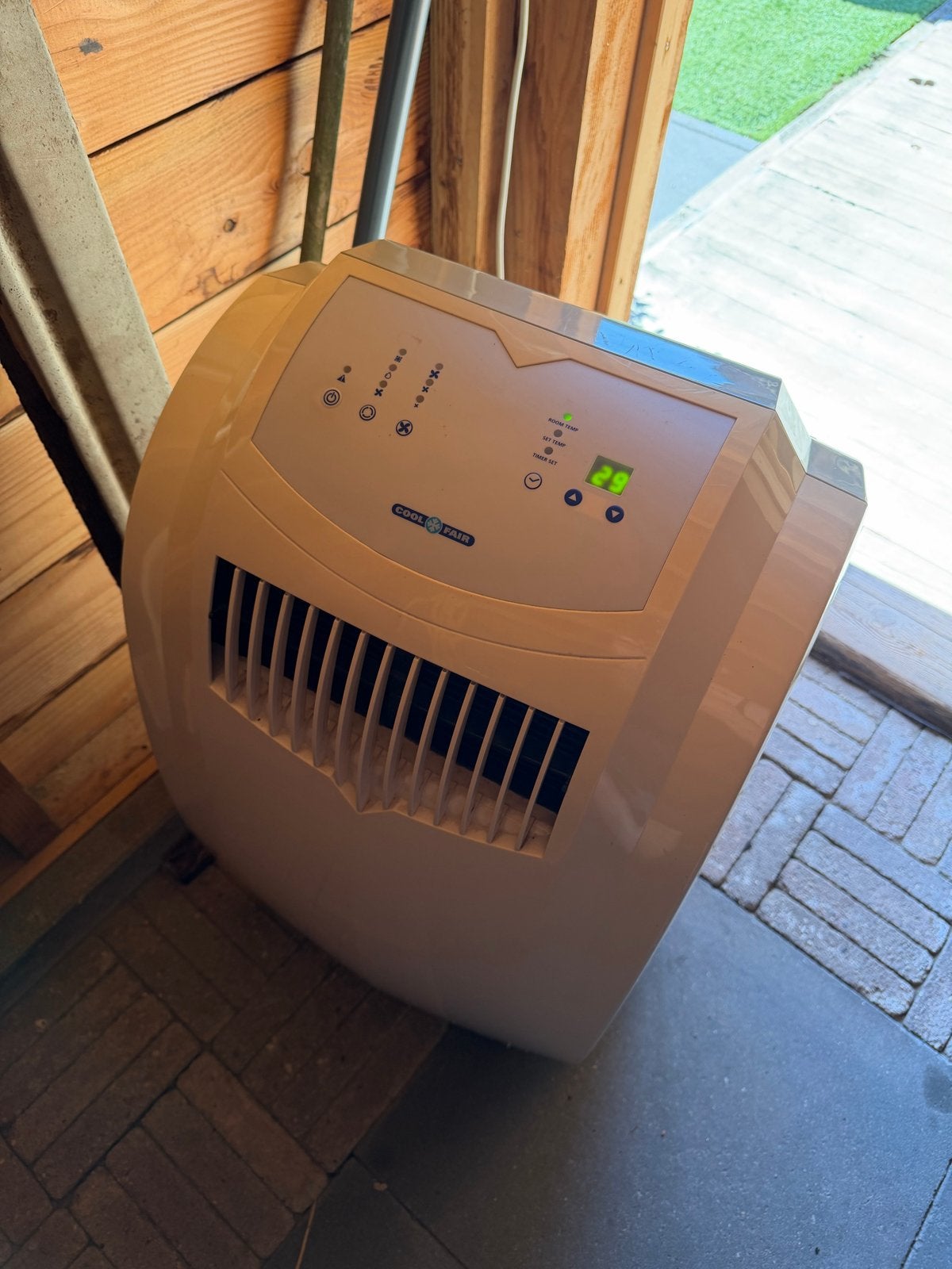 Mobiele airco zonder afvoerslang - Goed werkend, Ophalen, Gebruikt, Minder dan 60 m³, 3 snelheden of meer