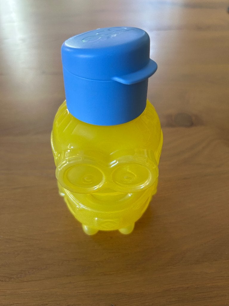 Minions drinkfles van Tupperware, Ophalen of Verzenden, Nieuw, Geel, Drinkfles