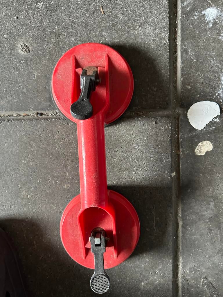 Glas vacuüm vast houder 4x, Ophalen, Gebruikt