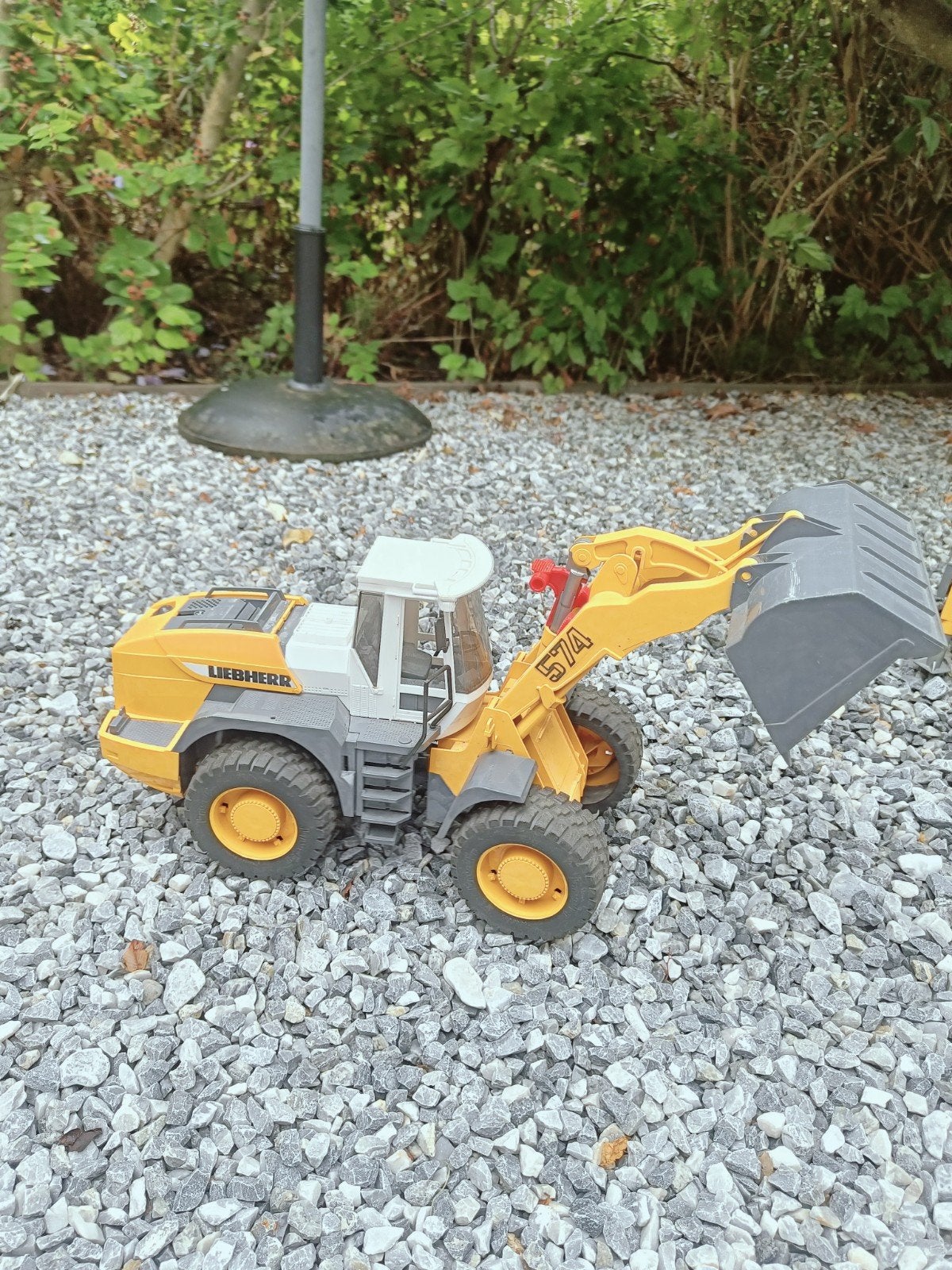 Liebherr Graafmachine Speelgoedmodel 574A, Ophalen, Gebruikt