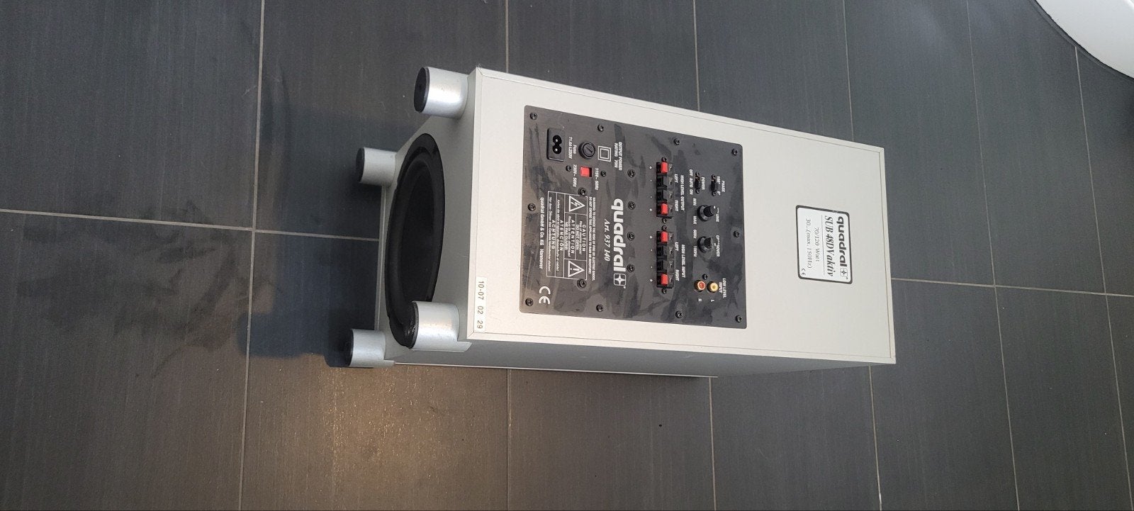 Foto 5 van Quadral SUB 48DV aktiv Subwoofer - Krachtige Bass
