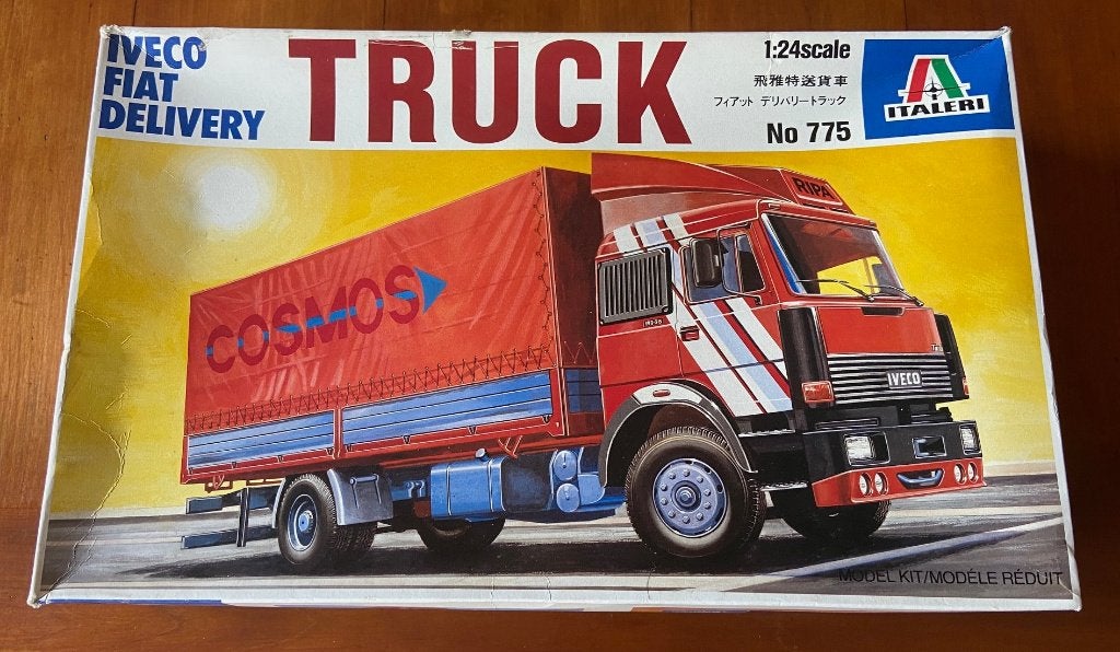 Iveco Fiat Delivery Truck (No. 775) Italeri 1:24, Hobby en Vrije tijd, Modelbouw | Auto's en Voertuigen, Italeri, Groter dan 1:32