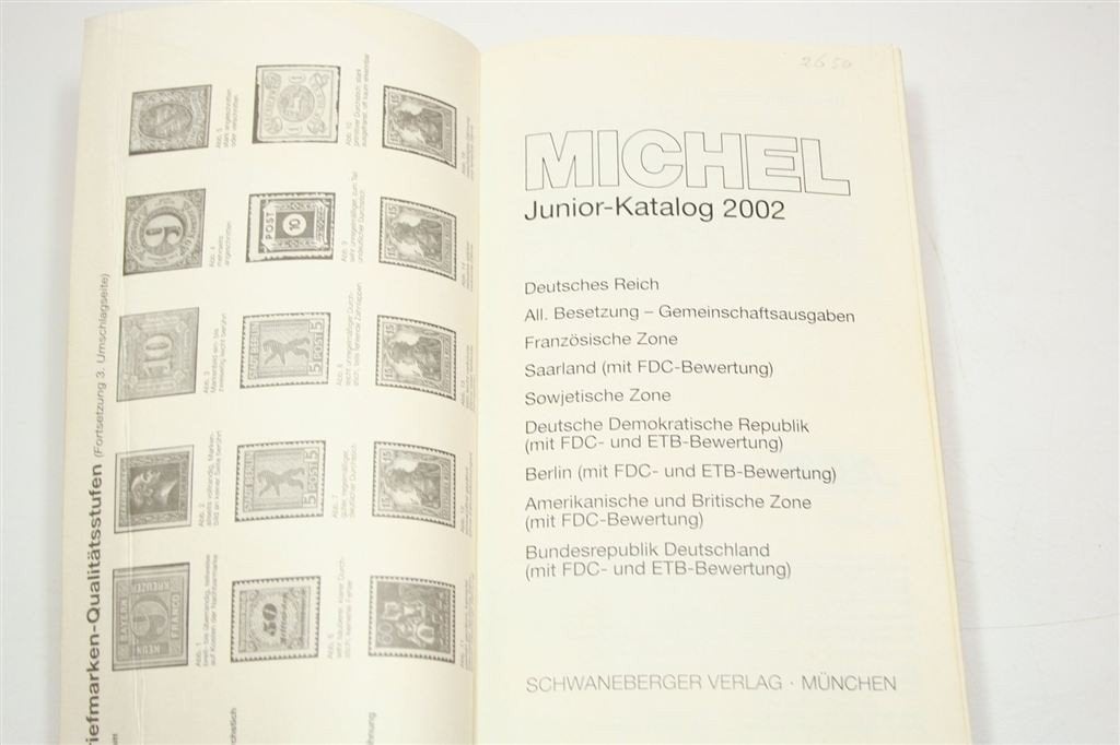 Michel Junior-Katalog 2002 — Duitse Postzegels in Kleur [DE], Ophalen of Verzenden, Verzamelalbum