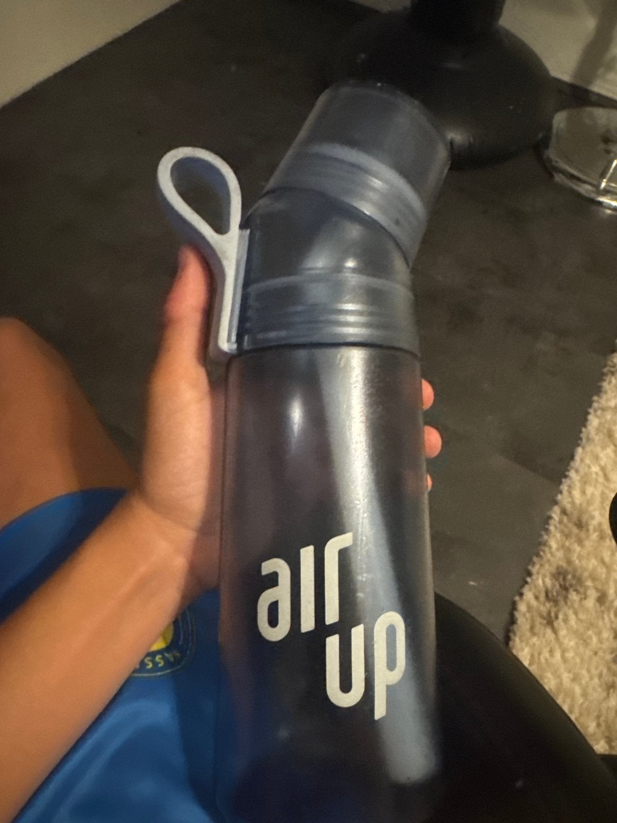 Air Up drinkfles - blouw het is ook donker blouw klein beetj, Ophalen, Zo goed als nieuw
